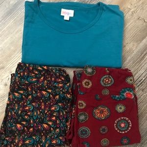 LuLaRoe Irma and Leggings Set